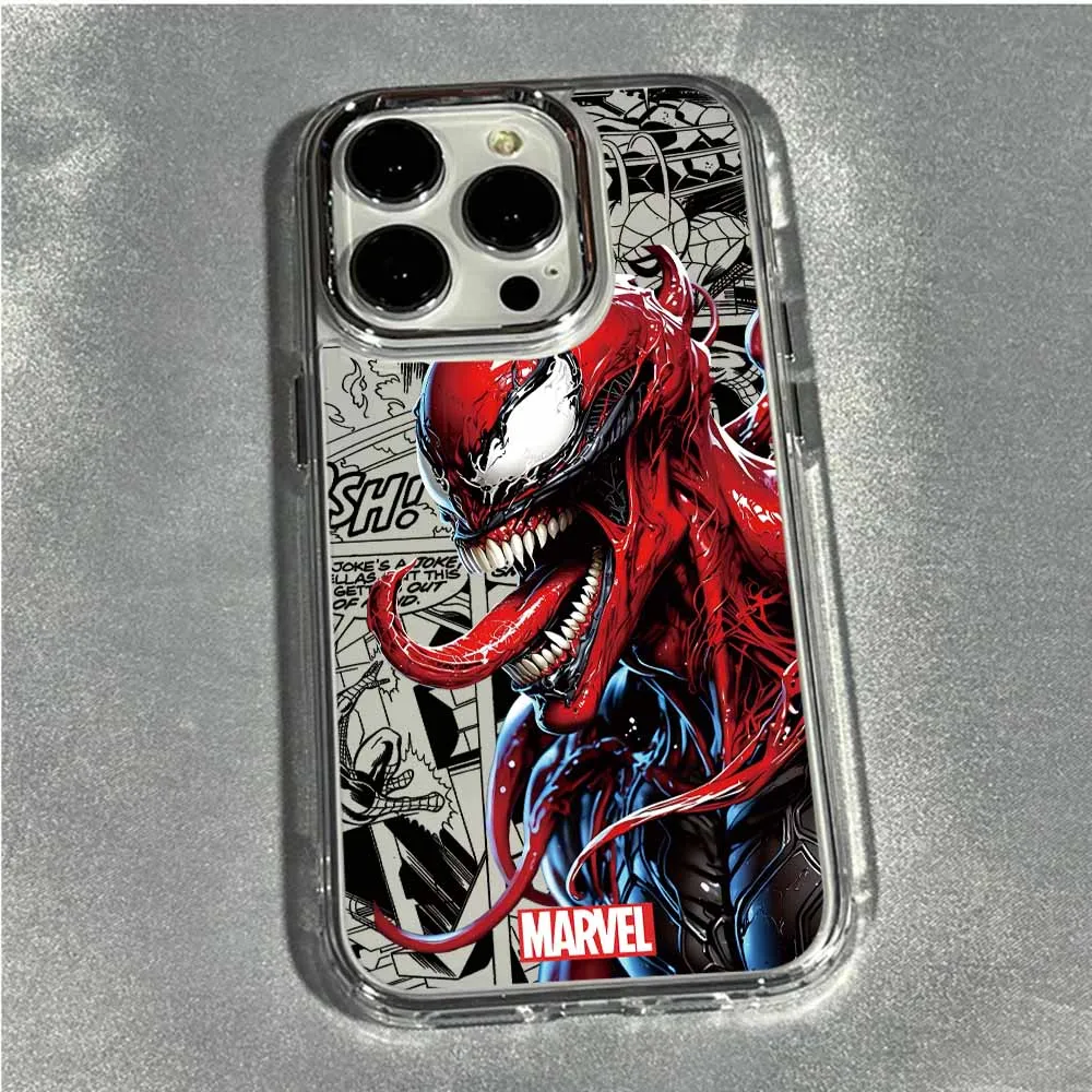 Модный чехол для телефона Venom Evil для Redmi 14C 13 Note 14 13 12S 12 11S 11T 10 9S Pro Max Plus, прозрачный чехол