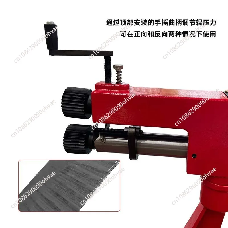 Manual Rolling Bead Bending Machine Edge Bending Machine Sheet Metal Bending Rotary Machine Arc Forming Crimping RM08