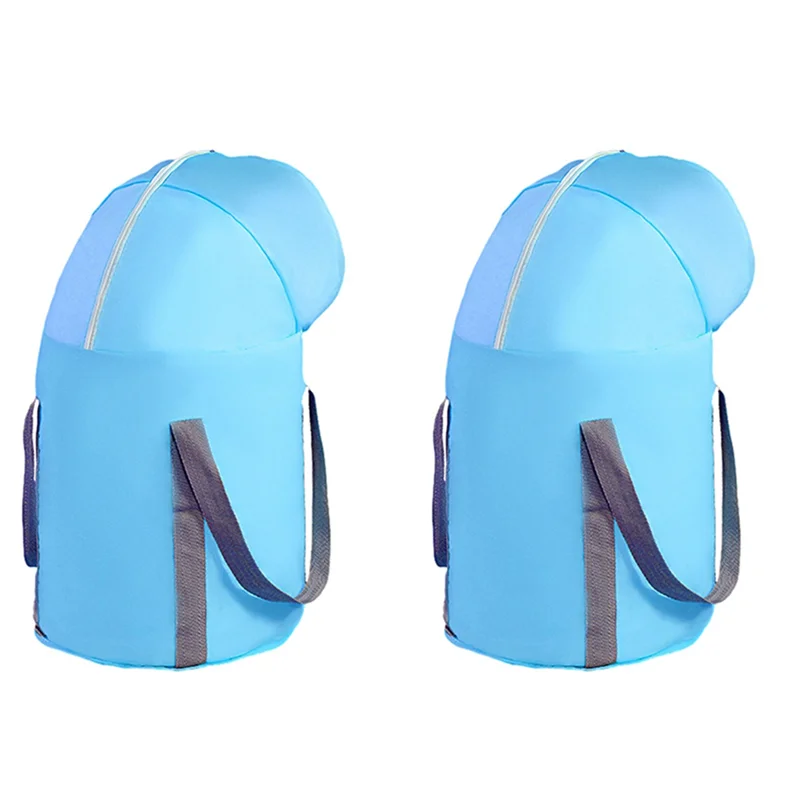 

BAAJ-2X Складное ведро для ванны для ног, утолщающаяся раковина, портативная раковина, сумка для мытья ног для кемпинга, для путешествий на открытом воздухе, синяя