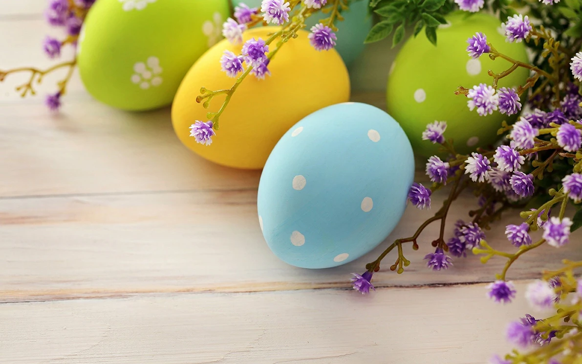Easter Photographic Eggs Flowers Pattern Spring Backgrounds Wood Boards Basket Studio Banner Backdrops Decoration Supplies Props