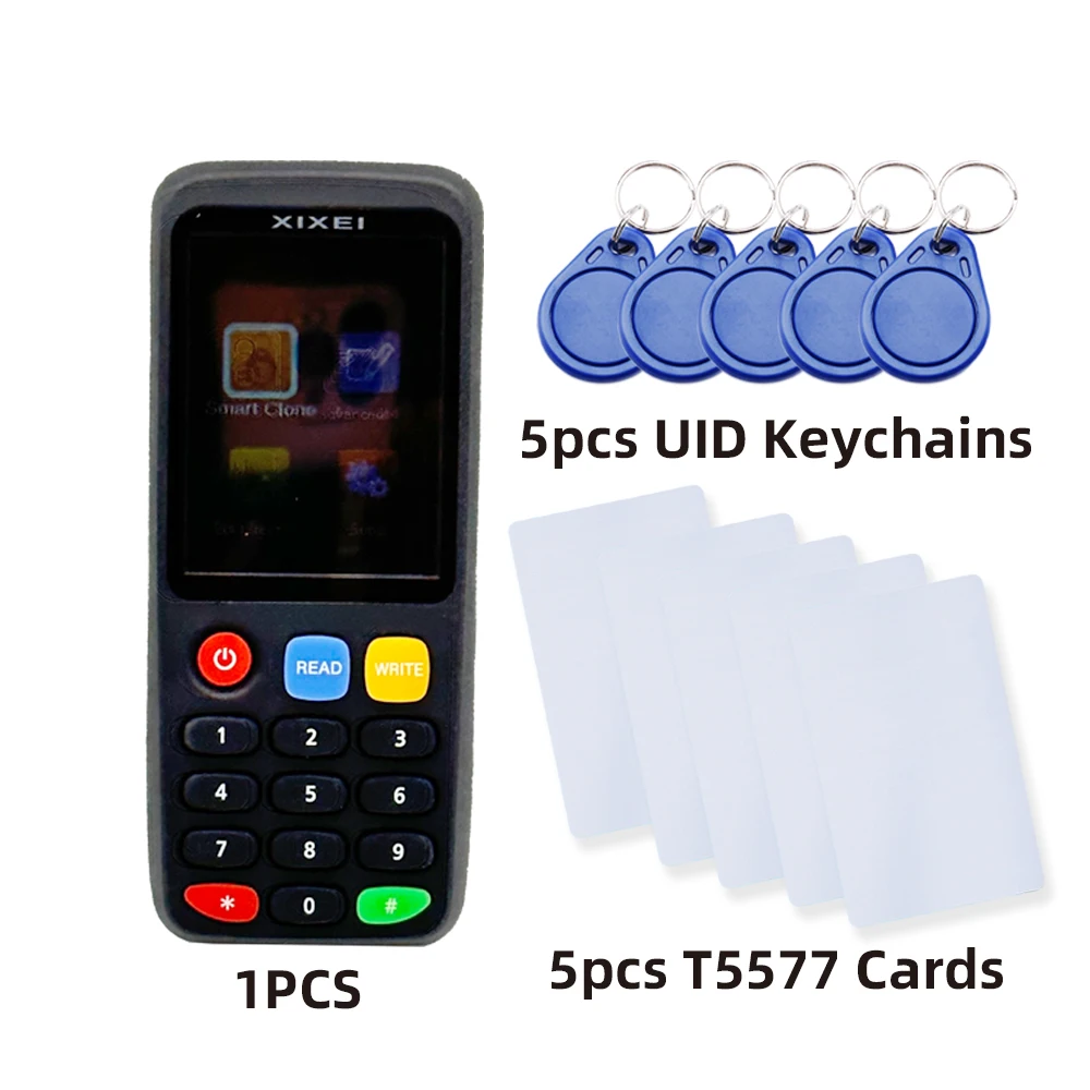 X7 Smart Card Reader RFID Key Clone Copier IC ID Programmer Key Tag UID  Clone Card Duplicator 125khz 13.56MHz Full Frequency