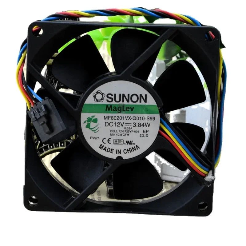 

Новый вентилятор SSEA для SUNON MF80201VX-Q010-S99 8020 8 см 12 В 0,32 А 3,84 Вт 4-проводной охлаждающий вентилятор 80*80*20 мм