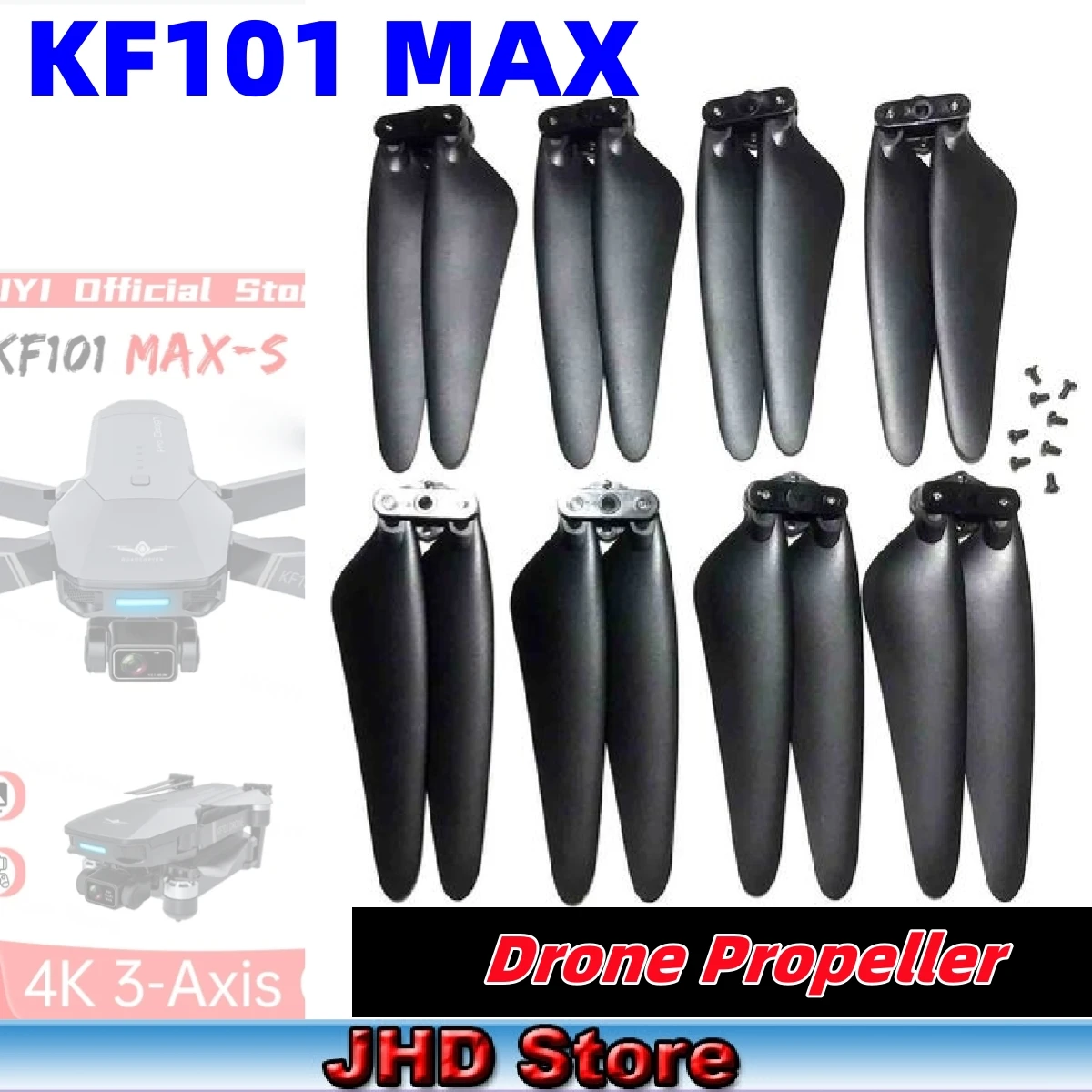 JHD KF101 Max Drone Propeller Original KF101 Max-S Paddles 4K Profesional KF101 Drone Replacement Blades Wholesale