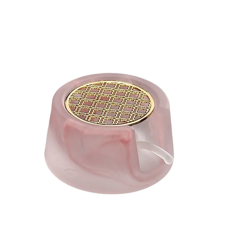 Crystal Glass Tea Warmer Base Candle Heating Stove For Teapot Fair Cup Heat Insulation Tea Ceremony Accessories