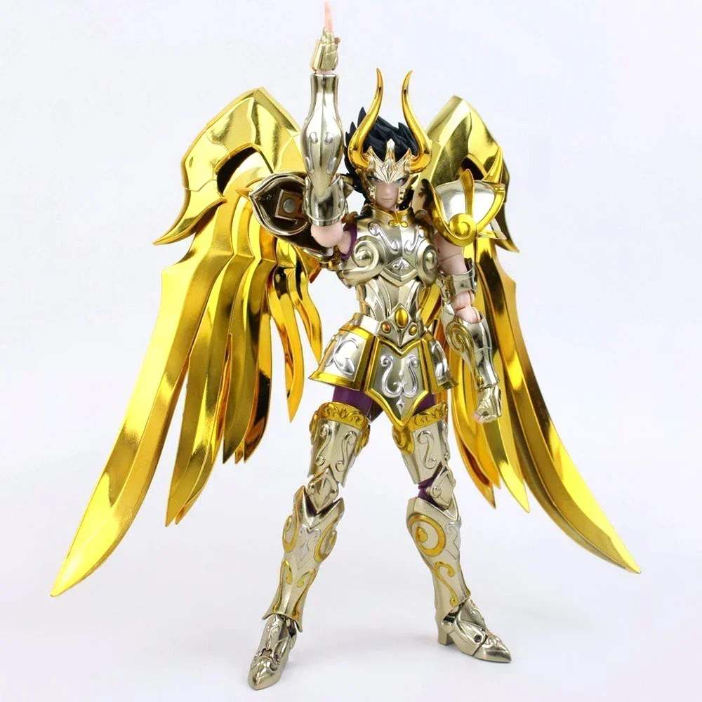 In stock MST model Saint Seiya Cloth Myth EX Golden Soul God SOG Capricorn Shura Metal Armor Saint Seiya movable figure