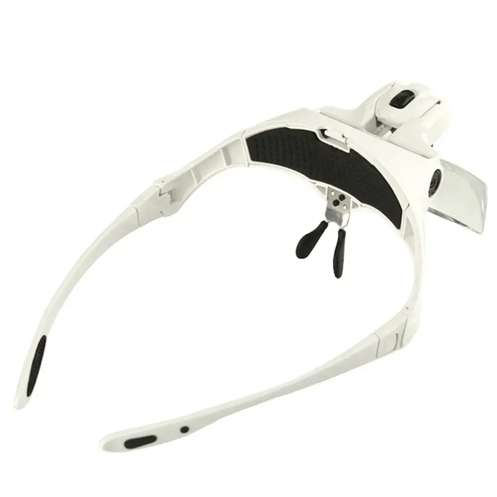 1.0X 1.5X 2.0X 2.5X 3.5X Adjustable 5 Lens Loupe LED Light Headband Magnifier Glass LED Magnifying Glasses With Lamp