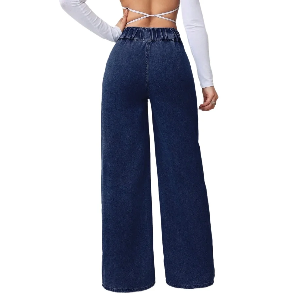Autumn and Winter Women's Retro High-waisted Jeans Loose Jeans Y2K Aesthetic Loose and Comfortable Women's Daily Casual Wear
