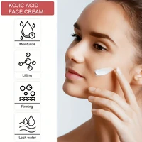 Crème pour le visage JUINHOU à l'acide kojique, au rétinol et à la niacinamide, éclaircissante, pour une peau souple et hydratée, pour les peaux ternes et irrégulières, soin du visage quotidien 5