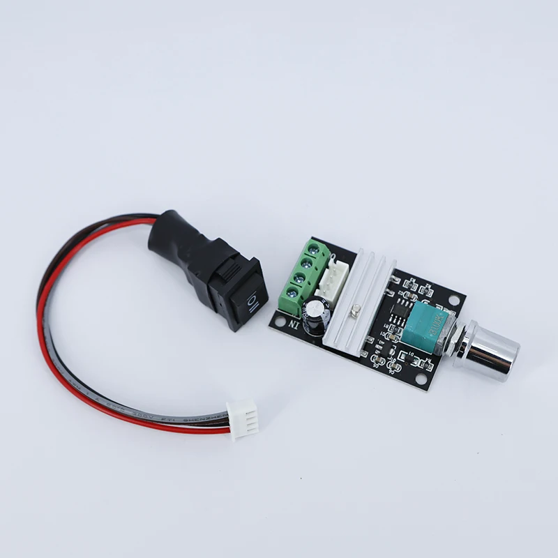 DC 6V 12V 24V 28V 3A 80W DC Motor Speed Controller PWM Speed Adjustable Reversible Switch 1203BB DC Motor Driver Reversing R23