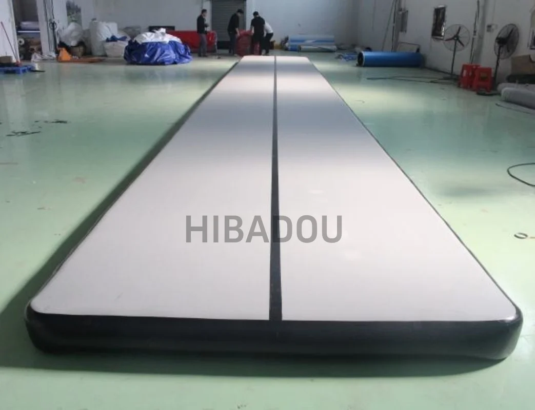 الجمباز الهواء حصيرة تعثر المسار سجادة للتراجع نفخ الحصير 8x2x0.2 متر نفخ الهواء المسار مع مضخة