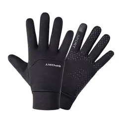 Guantes de fútbol impermeables guantes de agarre térmico bicicleta de campo ciclismo deportes bicicleta al aire libre jugador campo guantes de fútbol