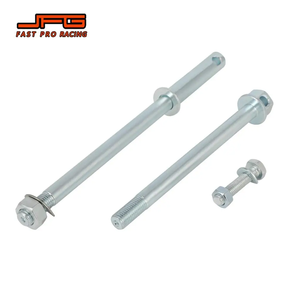 Motorcycle Rear Tire Wheel Axle Set Flat Fork Axis For Simson Sim-Son S51 Off-road Dirt Pit Bike Motocross Parts Stainless Stee