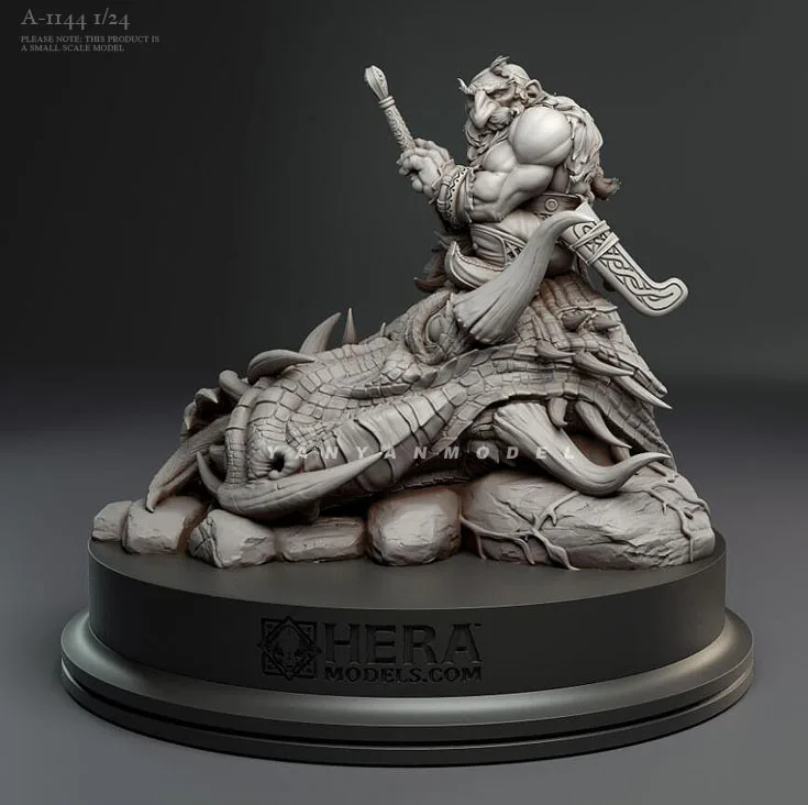 1/24 resina modelo kits figura incolor e auto-montado A-1144