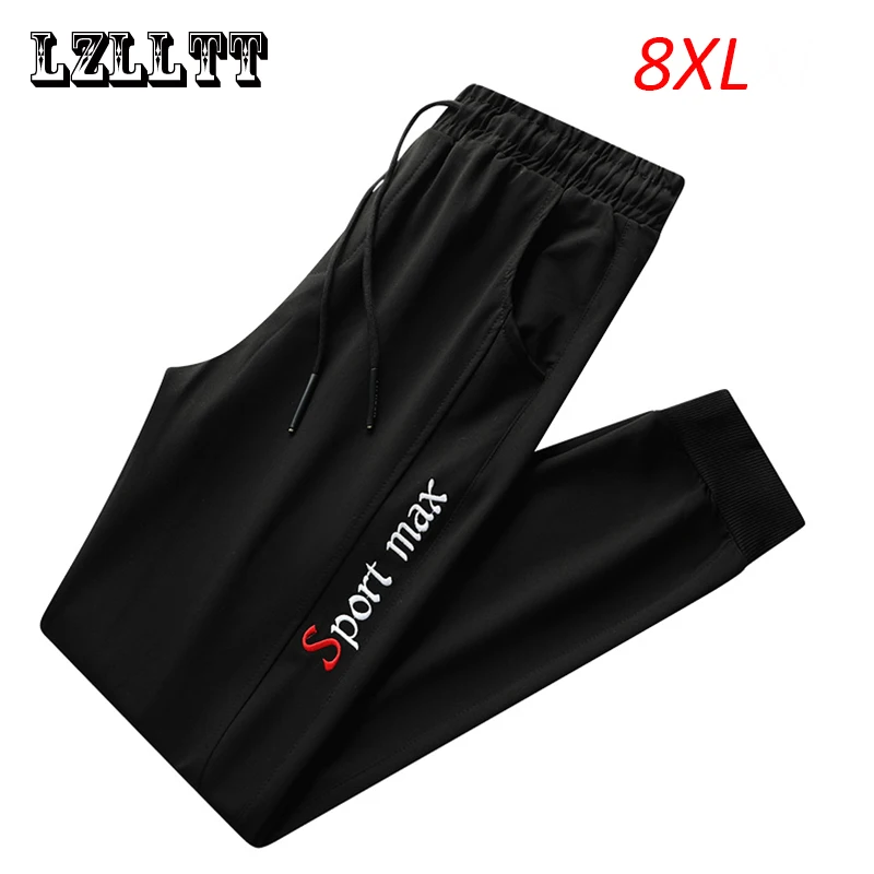 

2023 Spring Autumn Men Casual Sweatpants Joggers Pants Mens Drawstring Sport Trousers Outer Outdoor Tracksuit Male Plus Size 8XL