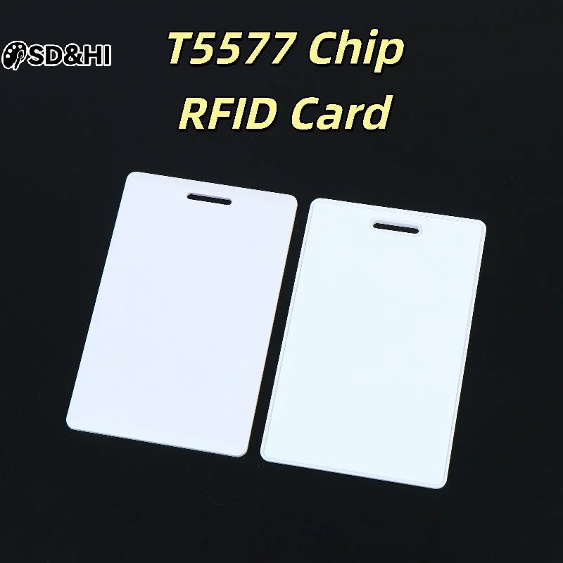 1/3/5Pcs Copy Rewritable Duplicate 125Khz RFID T5577 Writable Thick Card RFID T5577 Blank Card Chip Cards