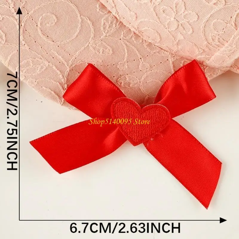 DXAE 20pcs Mixed Color Bowtie Patches Set Garment Accessories Bowknot Applique For Fashion Hat Shoe And Crafting Hairclip
