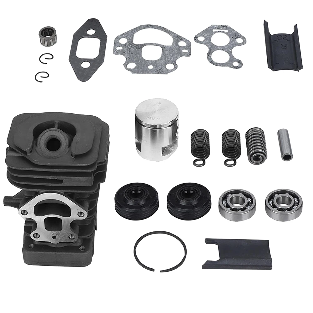Chainsaw Cylinder Kit Chainsaw Replacement Kit Chainsaw Maintenance Heavy-duty Use Improves Performance Premium Materials