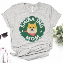 Shiba Inu t-shirts women Y2K streetwear t-shirts female streetwear manga clothing