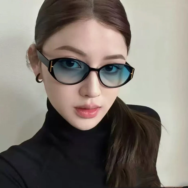 3 Stück Retro High End Oval Cat Eye Sonnenbrille Modedesign Vielseitige Unisex Sonnenbrille Urlaub Reisen UV-Schutz Brillen