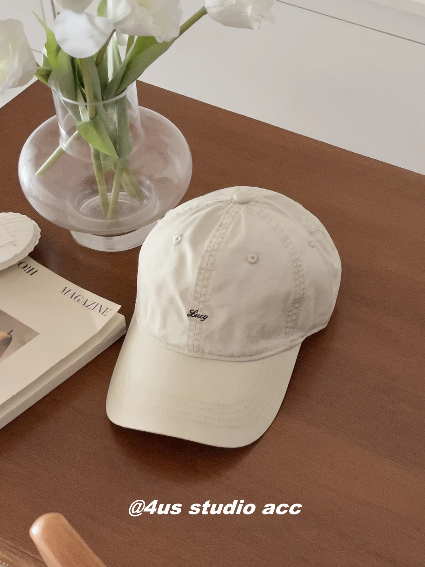

Embroidered Letter Soft Top Baseball Cap Women's Korean Style Four Seasons Versatile Atmosphere Small Face Appearance Duckbil...