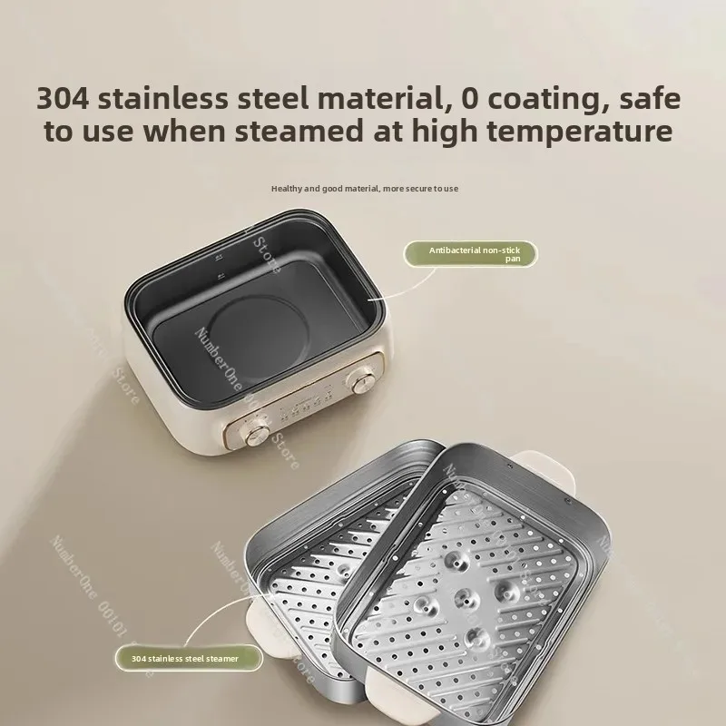 Home Kitchen 2026 Multifunction Electric Steamer, 3 Tier Stainless Steel Steam Cooker, Steam Boil Integrated Cooking Machine