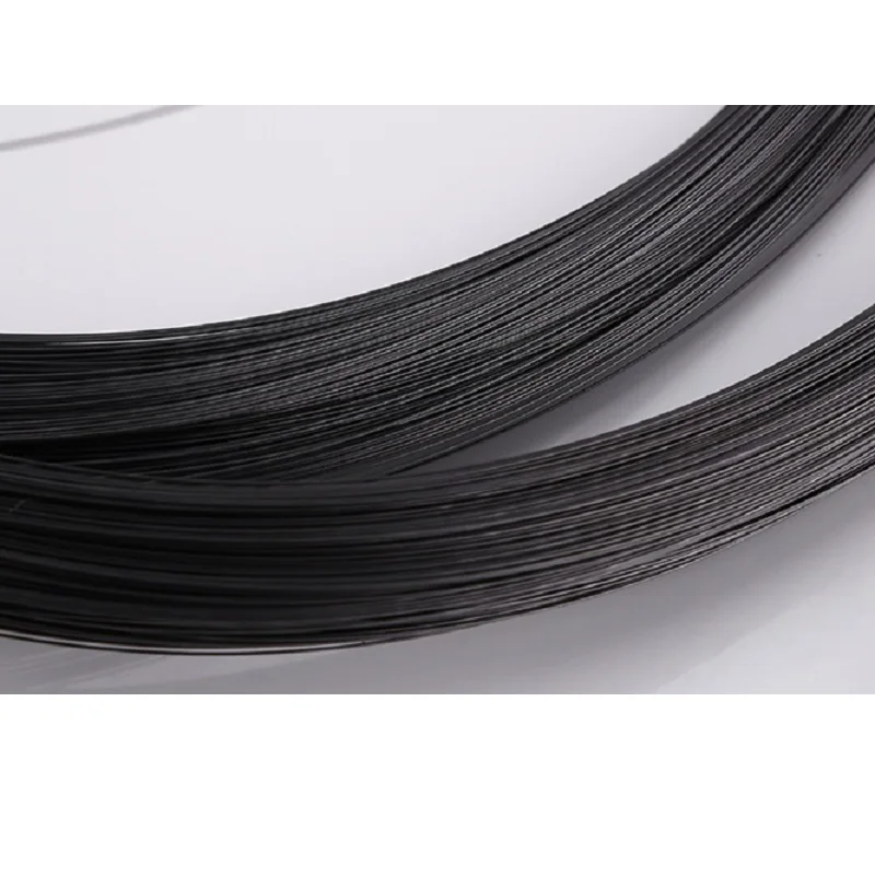 0.15MM-2.0MM 60M-10M T9A music piano wire high strength black steel wire  spring steel wire,single strand