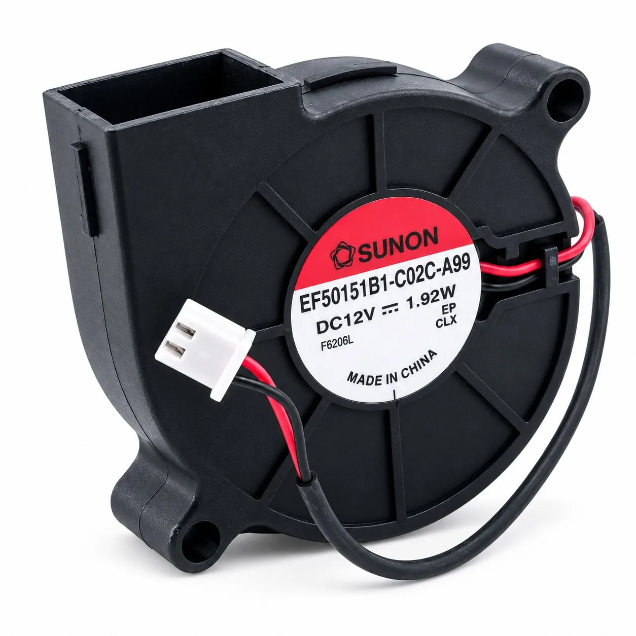 Blower Fan 50x50x15mm 5015 12V, 1.92W, Dual Ball Bearing, Turbo for Humidifier, Cooling for Sunon