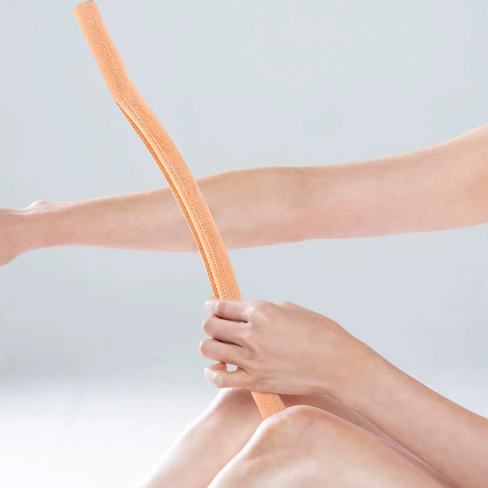 

Массажер для лица и тела из букового дерева, гладкий, эргономичный, ручной скребок, натуральный деревянный массажный инструмент для дома