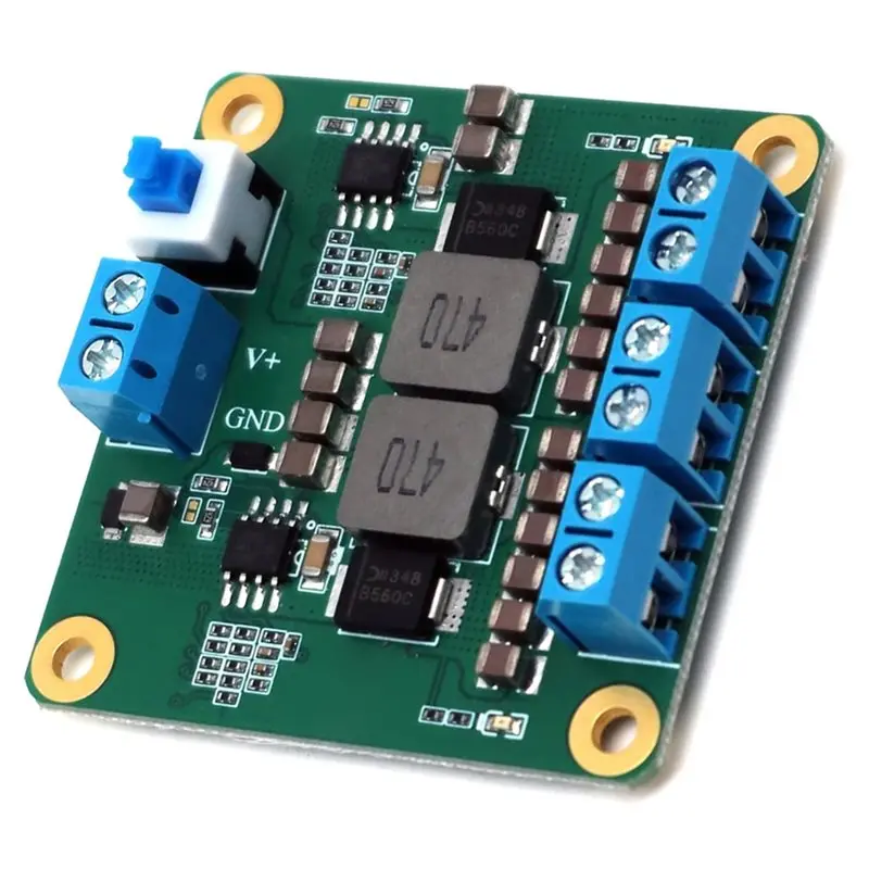ABMR-Dual Power Supply 4A DC-DC Positive Negative 5-42V Input Voltage Regulator Module Buck Converter Output 5V 9V 12V 15V 18V