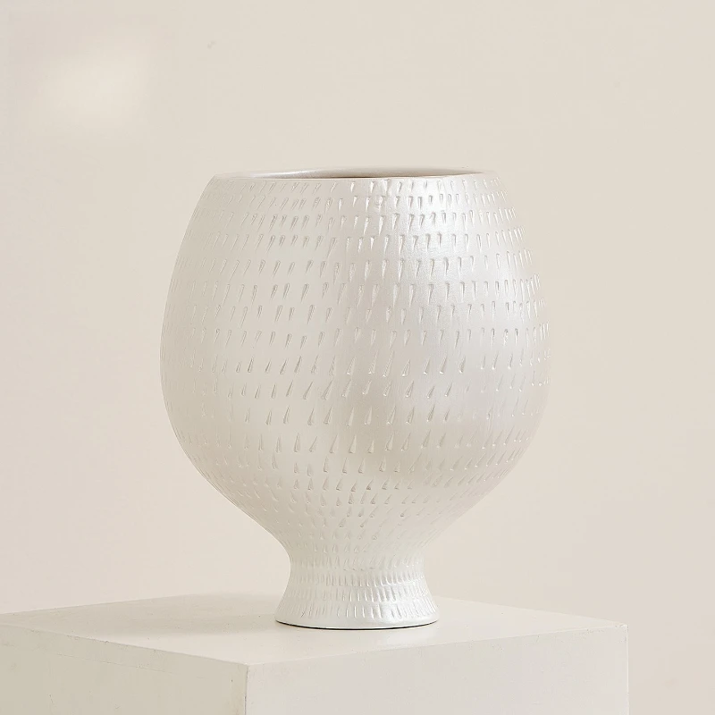 

LTT countertop shape ceramic basin simple style home decoration Phalaenopsis public green plants