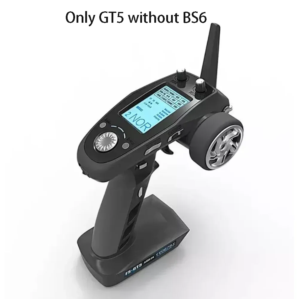 FlySky FS-GT5 FS GT5 2.4G 6CH RC Radiozender met FS-BS6 Ontvanger voor Voertuigen Crawler Auto Boten Tank Speelgoed Racing - afbeelding 1