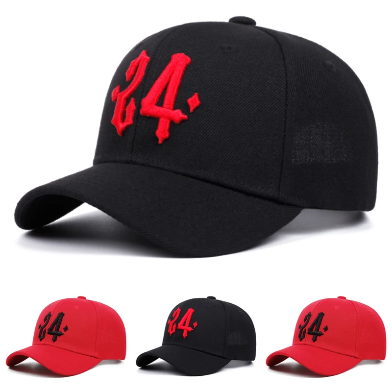 2026 Modische Neue Baseballkappe 24 Bestickte Hip-Hop-Mütze Outdoor-Sonnenschutzkappe Skateboard-Kappe Tägliche Pendler-Dekorationsmütze Unisex