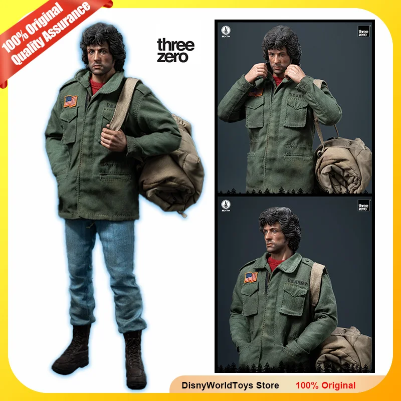 Figura de Anime 100% Original Rambo First Blood 1/6, Jaqueta de Campo John Rambo, Modelo de Coleção em Estoque, Brinquedos e Presentes