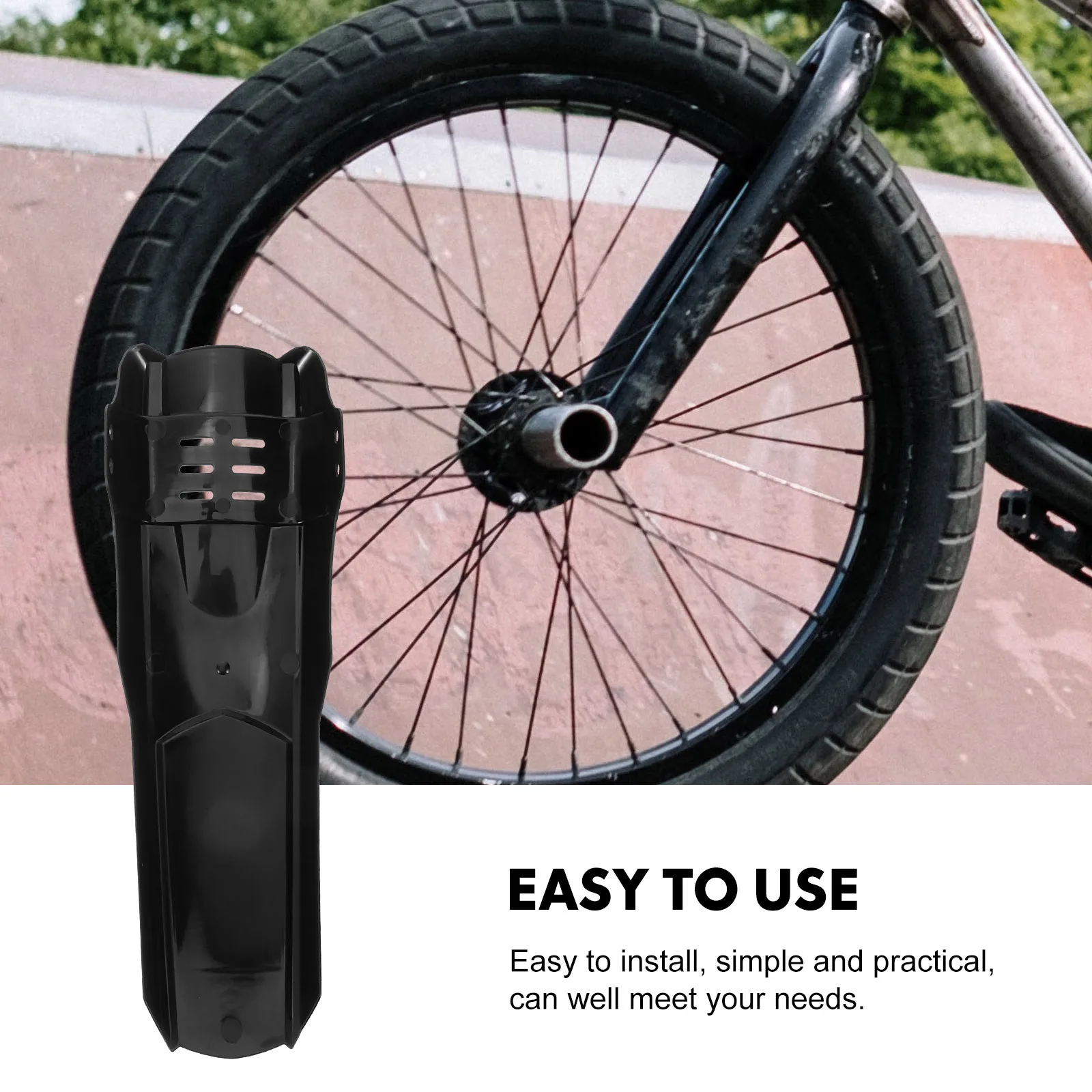 

Hard Shell Carbon Fiber Bike Wear Resistant Mudguard PP Material Easy Install Outdoor Mountain Road Bicycle Accessories