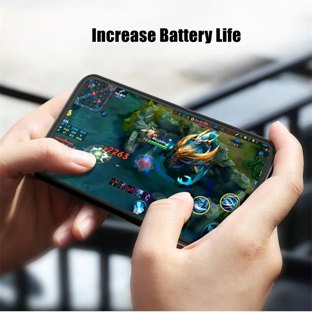 Battery Charger Case For HONOR Magic 5 Pro Power Cases 6800mAh Portable Power Bank External Battery Charging Cover Powerbank