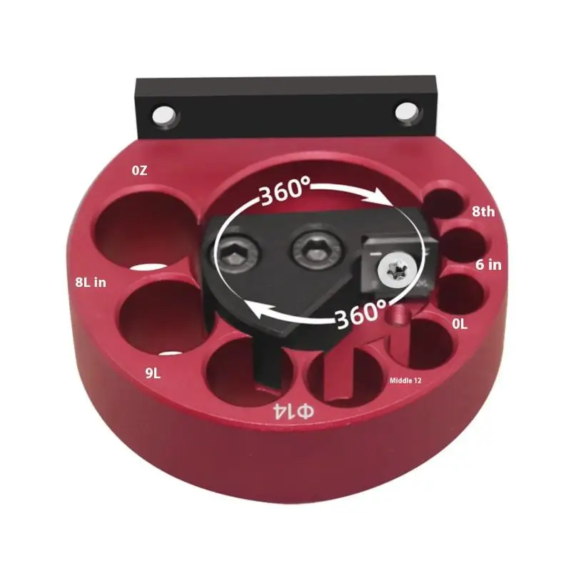 Kit de plantilla para hacer pasadores de 8 agujeros, taladro eléctrico para carpintería de 8mm-20mm, herramienta auxiliar de varilla redonda, 1 Uds.