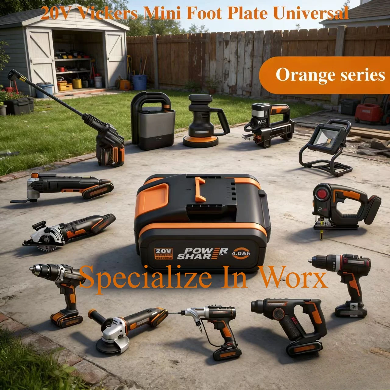 

Аккумулятор Li-ion от OEM-производителя с длительным временем работы и высокой емкостью для электроинструментов Worx 20V 4.0/6.0/8.0Ah WA3553 WA3641 WX373 WX390