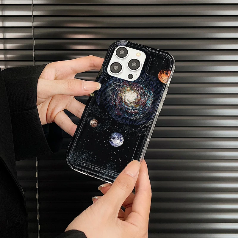 J2224 Fall Prevention Cushion Type For Samsung Galaxy A14 A34 A54 A52 A51 A72 A73 A12 A32 A23 A42 Case DIY Soft TPU Cover