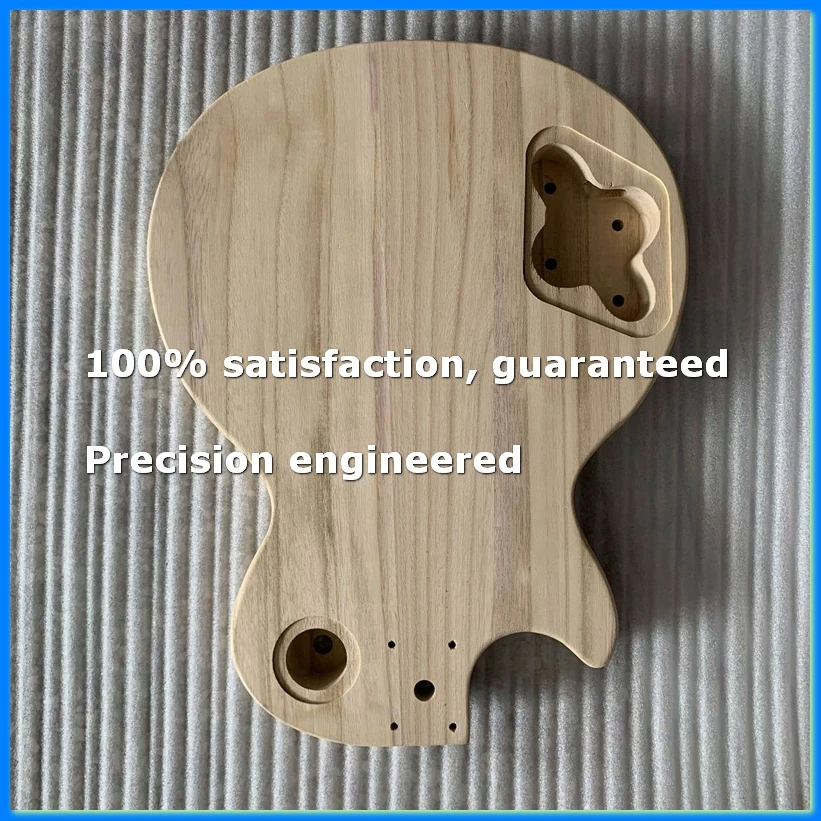 

Unfinished Handcrafted Guitar Body Candlenut Wood Electric Guitar Body Guitar Replacement Parts-ABAM