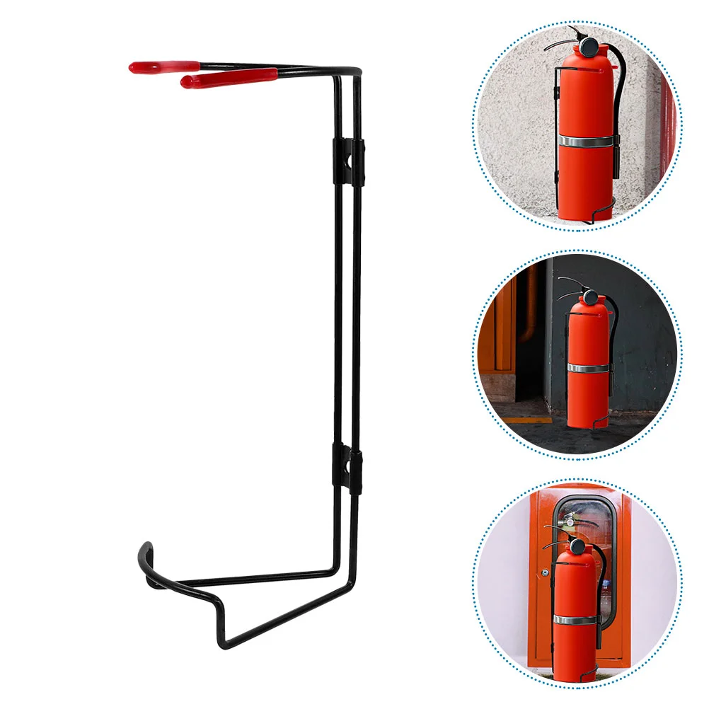 2 Pcs Fire Extinguisher Hanger Wall Mount Rack Mounts Mounting Bracket Holder Hanging Hooks