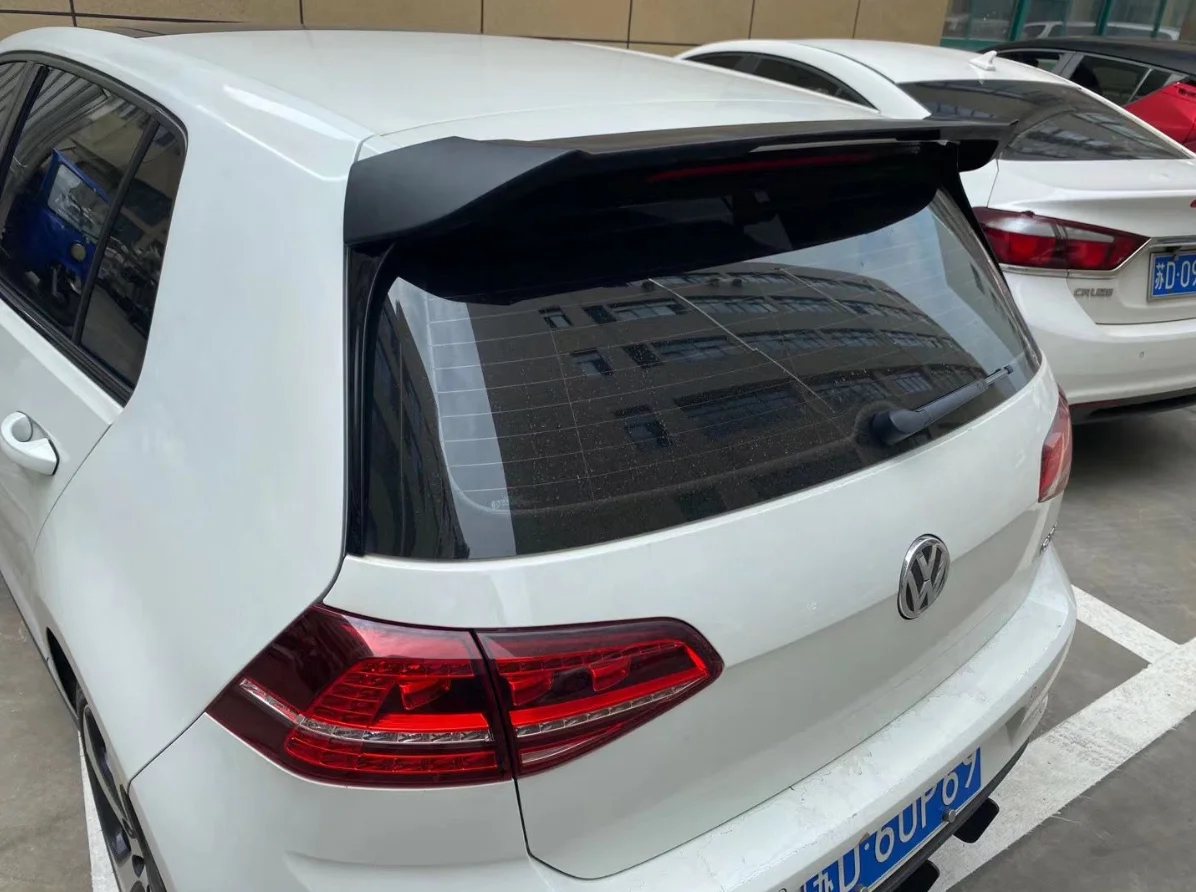 

Спойлер для Volkswagen VW Golf 7 MK7 7,5 GTI 2014-2019, спойлер из АБС-пластика на заднюю крышу багажника, Стайлинг автомобиля