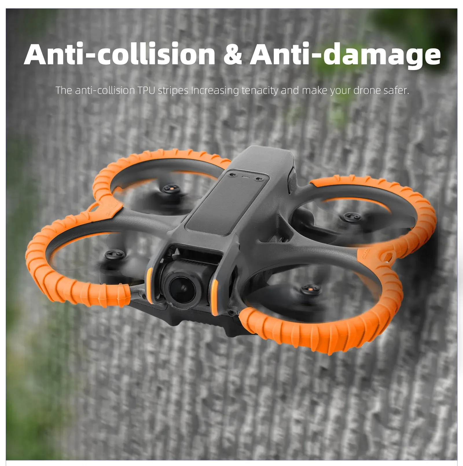 For DJI Avata 2 Protective Bumper Ring Propeller Guard Anti-Collision Protectors Prop Bumper for DJI Avata 2 Drone Accessories