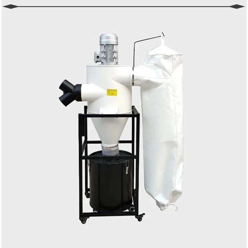 750W-2.2KW Industrial Mobile Bag Filter Dust Collector Engraving Machine Cyclone Vacuum Cleaner