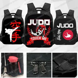 14/16inch Judo Aikido Taekwondo Print Backpack Children School Bags Boys Girls Bookbag Women Travel Laptop Bag Gift