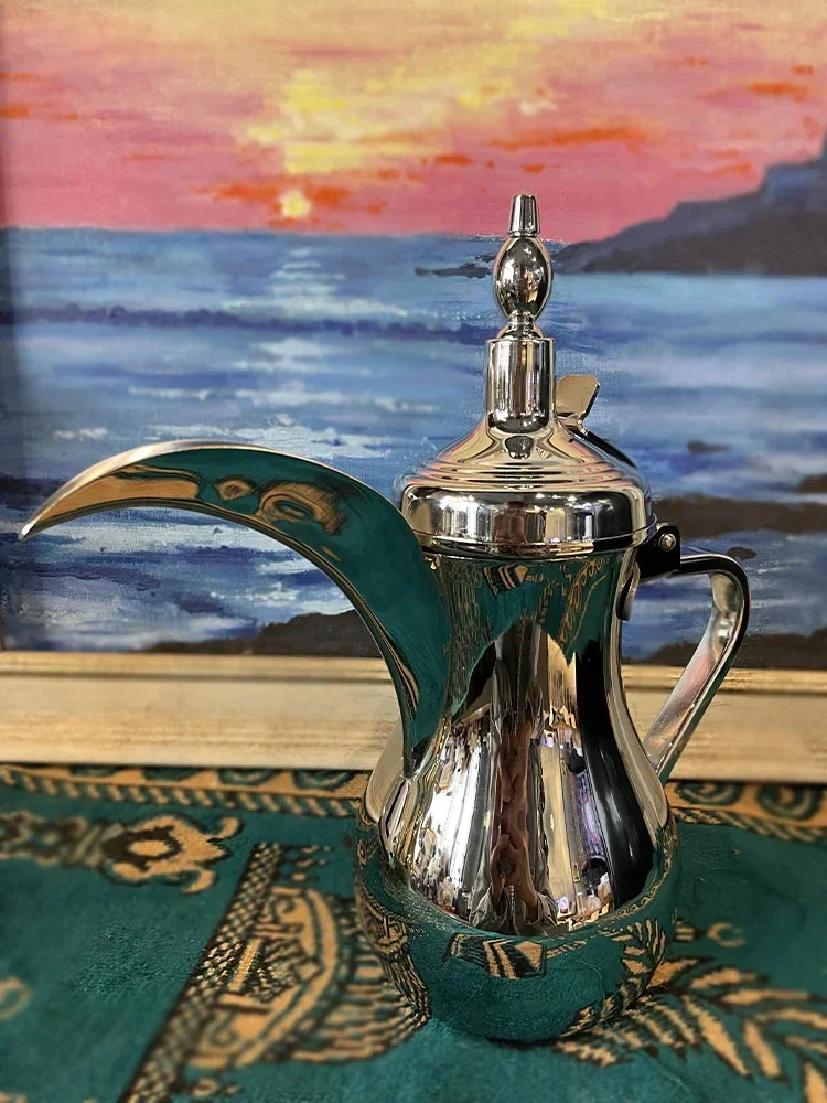 Imagem -02 - Portátil Arabian Coffee Pot Pote de Café Espresso Artesanal Turco Sharing Pot