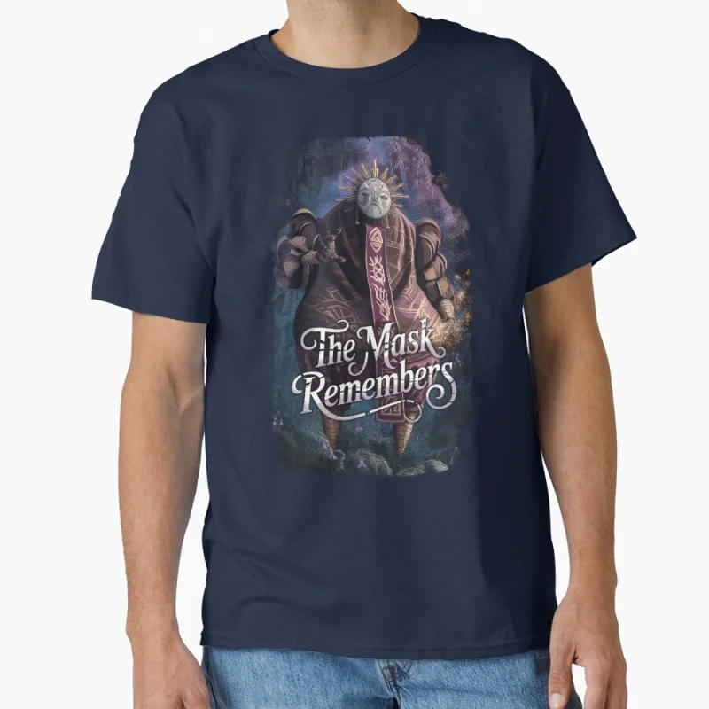 

The Mask Remembers 2025 Retro Sci Fi RPG Game Clair Obscur: Expedition 33 Gift clothing Adult T-shirt large size Tops S-6xl