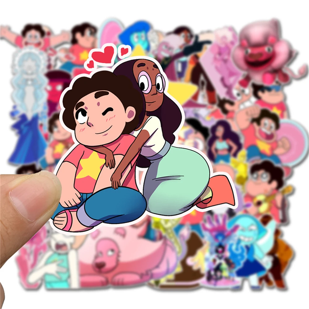 50Pcs Cartoon Steven Universe Stickers DIY Motorcycle Travel Luggage Guitar Skateboard Decals Sticker for Kid Toys Gift