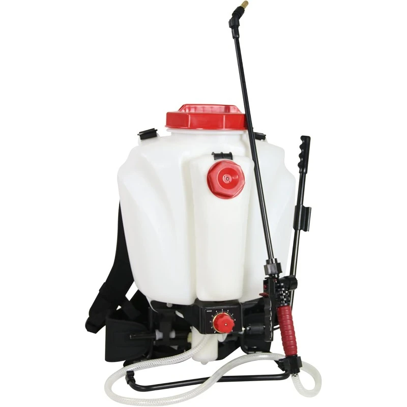 4-Gallon Mixes on Exit, Professional Backpack Sprayer, Separate Water and Chemical Tanks, 4-Gallon, Translucent White，home.