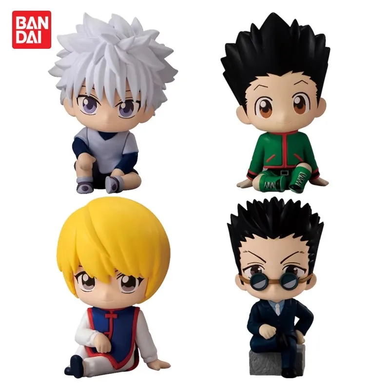

Bandai Original 4Pcs Gashapon Kurapika HUNTER×HUNTER Anime Figure Toys For Kids Gift Collectible Model Ornaments