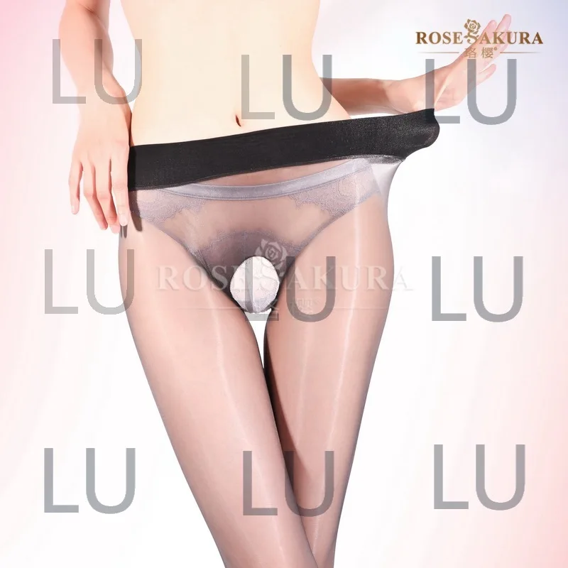 

2025 new 8541 aurora 640-pin narrow waist seamless crotch stockings women's ultra-thin silky smooth and bright transparent panty